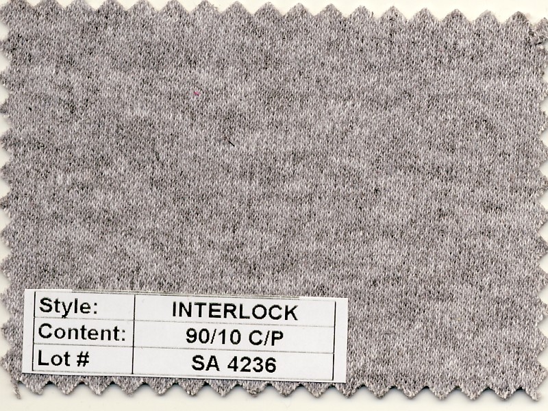 Interlock 90/10 Cotton Poly